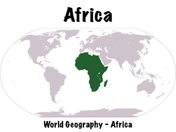 Preview of Africa Geography Presentation