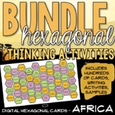 Africa Hexagonal Thinking Activity Bundle