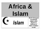 Africa/Islam Word Wall