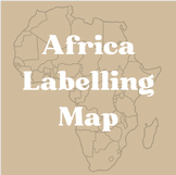 Africa Labelling Map