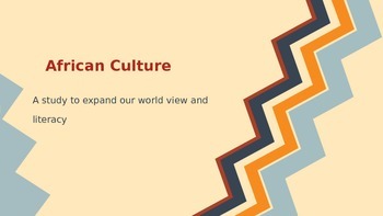 Preview of Africa Lit and Culture Study