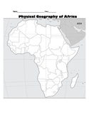 Africa Map Activity Worksheet - Physical Geography of Africa