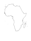 Africa Map Labeling Assignment