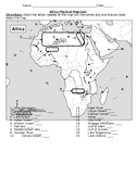 Africa Physical Features Quiz