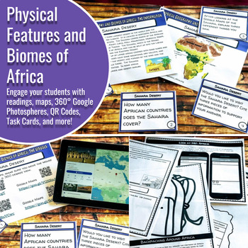 Africa: Physical Features and Biomes Activity