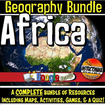 Africa Physical Geography Bundle Map Activities Quizzes Paper   Original 4569532 1 