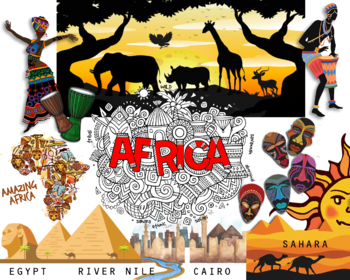 Preview of Africa Poster 24 by 30 inches print size