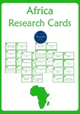 Africa Research Cards