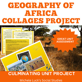 Preview of Africa Research & Collage Project Activity or Assessment African Geography