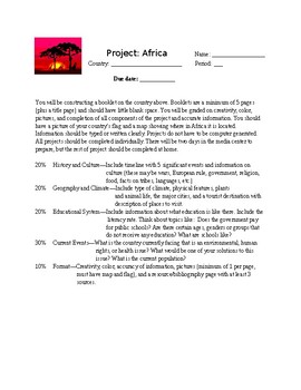 research paper topics about africa