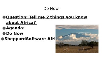 Preview of Africa SheppardSoftware