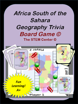Preview of Africa South of the Sahara Geography Game