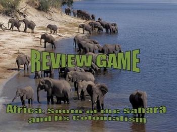 Preview of Africa South of the Sahara Self-Paced Review Game - Promethean Flipchart