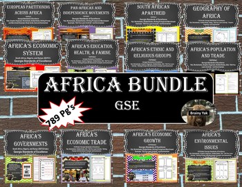 Preview of Africa Unit BUNDLE