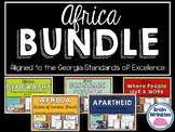 Africa Unit BUNDLE - Geography, Environmental Issues, Ethnic Groups, etc.