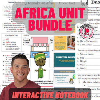 Preview of Africa Unit Bundle (grades 6-8)
