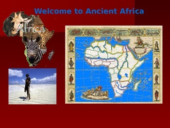 Preview of Africa Unit PowerPoint