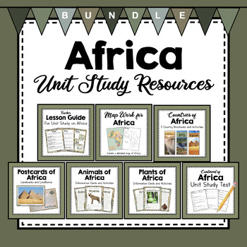 Preview of BUNDLE: Africa Unit Studies Resources | Africa Unit Activities