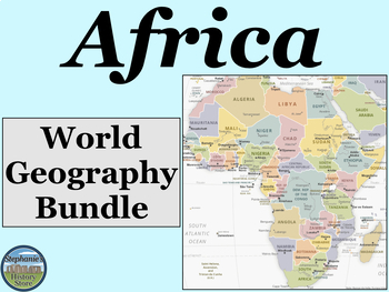 Preview of Africa World Geography Bundle