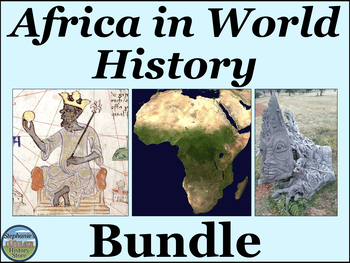 Preview of Africa in World History Bundle