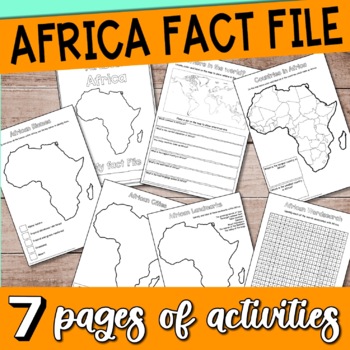 Preview of Africa research and fact file early finisher project