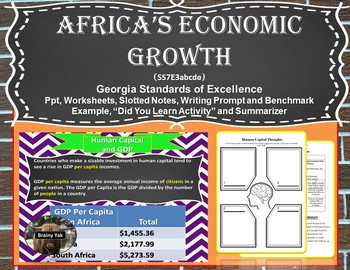 Preview of Africa's Economic Growth (SS7E3abcde)