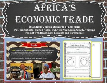 Preview of Africa's Economic Trade (SS7E2abc)