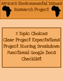 Africa's Environmental Issues Research Project 