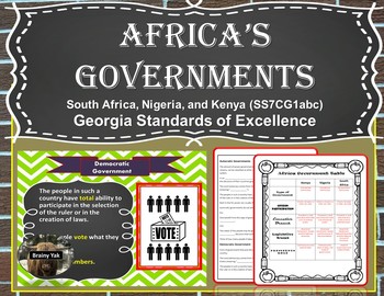 Preview of Africa's Governments: Kenya, Nigeria, and South Africa (SS7CG1abc)
