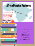 Africa's Physical Features