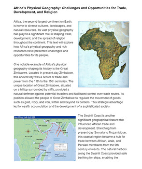 Preview of Africa's Physical Geography: Challenges and Opportunities for Trade, Development