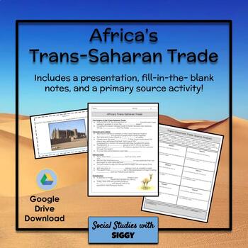 Preview of Africa's Trans-Saharan Trade Lesson and Activity