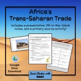 Africa's Trans-Saharan Trade Lesson and Activity