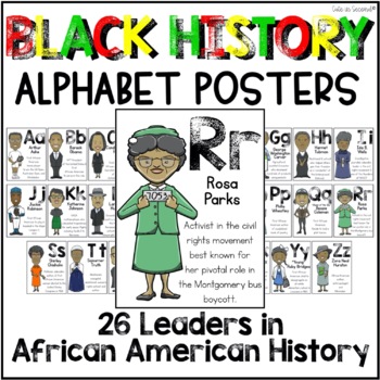 Preview of African American ABC Posters