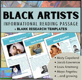 African American Artists- Biographical Reading Research | 