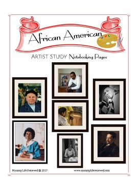 Preview of African American Artists Notebooking Pages