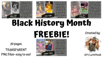 Preview of African American Athletes Fun Facts Posters