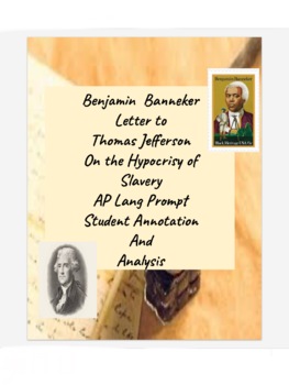 Preview of African American, Benjamin Banneker Letter to Thomas Jefferson about Equality