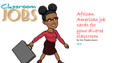 African American Bitmoji Classroom Jobs