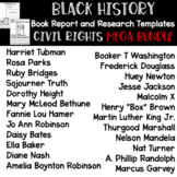 African American Black History Civil Rights Report Templates MEGA BUNDLE