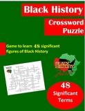 African American Black History Game Activity_Crossword Puzzle