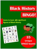 African American Black History Game Activity Middle & High