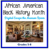 African American Black History Month Interactive Escape Ro