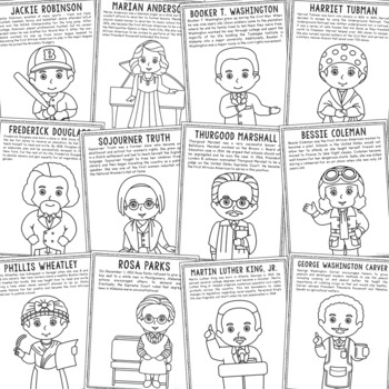 14 african american coloring page crafts posters black