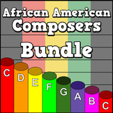 Preview of African American Composers - Boomwhacker Play Along Video and Sheet Music Bundle