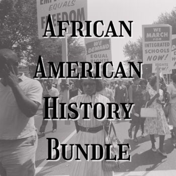 Preview of African American Experience & History entire course bundle