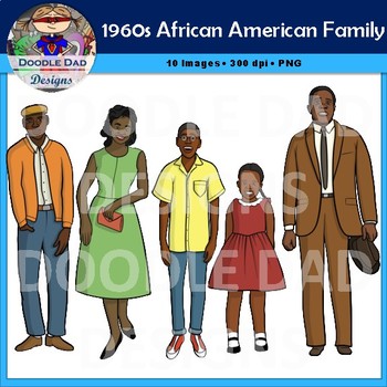 african american dad clipart