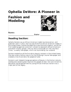 Preview of Black History: Fashion Pioneer Ophelia DeVore