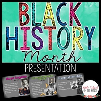 Preview of Black History Month Presentation | Distance Learning