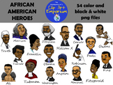 African American Heroes - The Schmillustrator's Clip Art Emporium